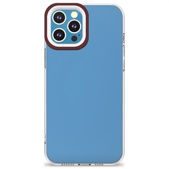 PC+TPU Dobbeltfarvet kameraramme Klar anti-fingeraftryk cover til iPhone 13 Pro 