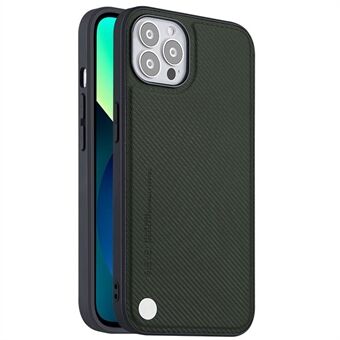X-LEVEL for iPhone 13 Pro  Kevlar II Series PU Leather Coated TPU Phone Case, Carbon Fiber Texture Lightweight Premium Back Cover