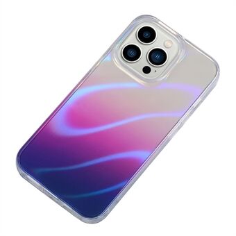 Minimal Series For iPhone 13 Pro  Back Cover, Gradient Color IMD Laser Effect Shockproof TPU + PC Hybrid Phone Case