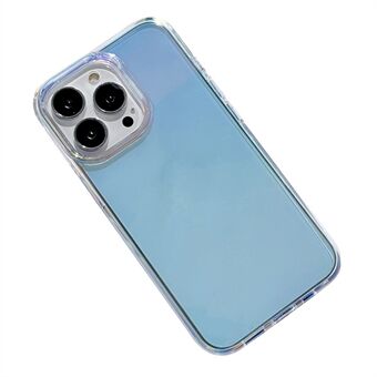 Til iPhone 13 Pro 6,1 tommer galvanisering Gradient Drop-sikker telefoncover Slankt anti-ridse mobiltelefon cover - blå