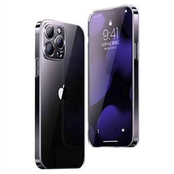 YOOBAO Crystal Clear Series telefonetui til iPhone 13 Pro , gennemsigtigt silikonetelefon beskyttende bagcover
