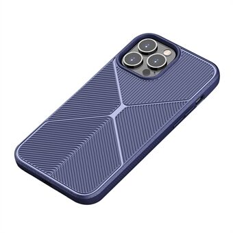 VISEAON Til iPhone 13 Pro  Anti-drop Airbag Design TPU beskyttelsescover, X Design Anti-slip Strips Mat telefoncover