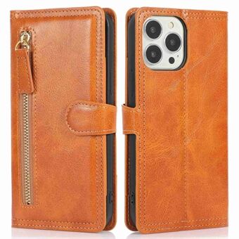 Lynlåslomme telefoncover til iPhone 13 Pro , fuld beskyttelse PU læder Telefon Flip Wallet Case Stand