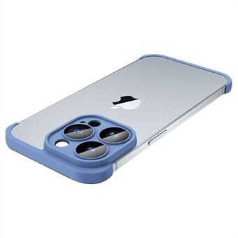Til iPhone 13 Pro Fleksibel TPU-telefon Edge Stødsikker hjørneforhøjet bumpertaske uden bagplade