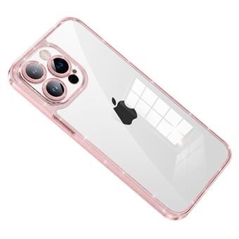 SULADA Til iPhone 13 Pro Hærdet glas+TPU-etui Glitter Galvanisering Telefoncover med linsebeskytter