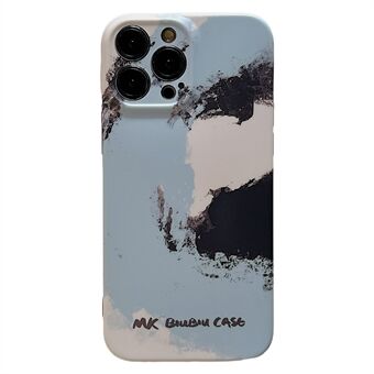 Til iPhone 13 Pro IMD Paint Pattern Phone Case Fleksibelt TPU mat cover