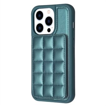 Style-BF24 til iPhone 13 Pro 6,1 tommer PU-læderbelagt TPU-telefoncover Kickstand-bagcover med kortpladser