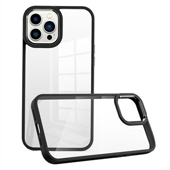 Til iPhone 13 Pro 6,1 tommer PC+TPU Anti-drop Cover Metal Lensramme Klart telefoncover
