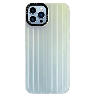 Til iPhone 13 Pro 6,1 tommer Kuffert Form Mat Hard PC Telefon Case Laser Gradient Telefon Cover