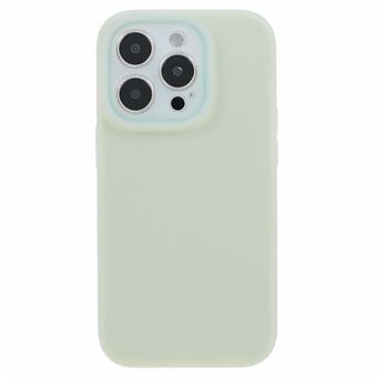 Telefoncover til iPhone 13 Pro 6,1 tommer Jelly Liquid Silikone+PC Præcis udskæring beskyttende bagcover