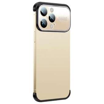 No-Back Bumper Case til iPhone 13 Pro 6,1 tommer TPU+akryl Lens Guard Slim Phone Cover