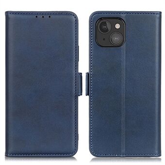 Magnetisk lås Anti-fald tegnebog Læder Stand Case Cover til iPhone 13 mini 
