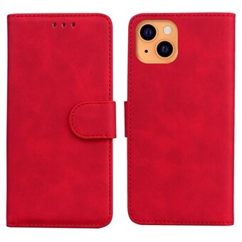 Pure Color Anti-fall Læder Mobiltelefon Cover Case til iPhone 13 mini 5.4 tommer