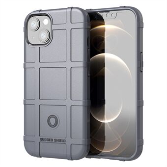 Robust Square Grid Design Thicken TPU Mobiltelefon Cover til iPhone 13 mini 