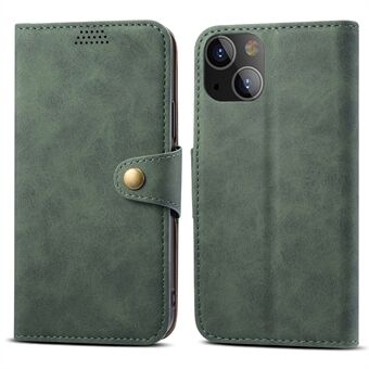 Tegnebog Stand Design PU Læder Folio Flip Telefon Cover Case til iPhone 13 mini 
