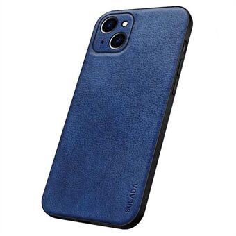 SULADA Mobiltelefon Case Precise Cutout Hard PC + TPU + PU læder telefoncover til iPhone 13 mini 