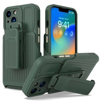 Explorer Series til iPhone 13 mini  Back Clip Kickstand Design Drop-proof Case PC + TPU Telefon Bagcover