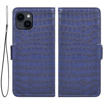 Mobiltelefoncover med magnetlukning til iPhone 13 mini , PU-lædertelefoncover Crocodile Texture Flip Wallet Stand