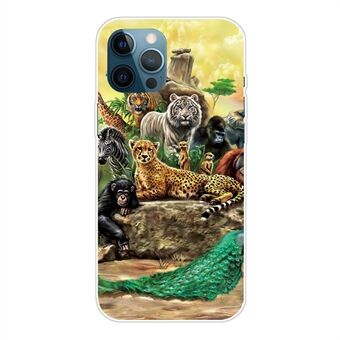 Shockproof Anti-Drop Soft TPU Printing Pattern Printing Protective Phone Case for iPhone 13 Pro Max 6.7 inch