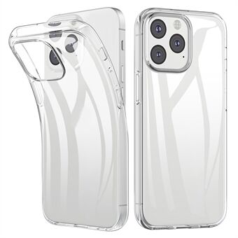 Anti-fingeraftryk Klar fleksibel TPU-telefoncover Shell til iPhone 13 Pro Max 