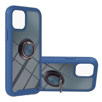 TPU + PC Hybrid Cover Mobiltelefontaske med Ring Stativ til iPhone 13 Pro Max 