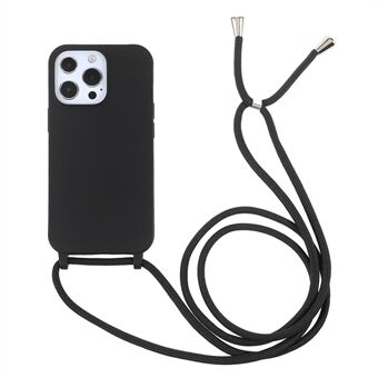 Mobiltelefon TPU-taskebeskytter med justerbar snor til iPhone 13 Pro Max 