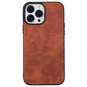For iPhone 13 Pro Max  Textured PU Leather Coated TPU+PC Anti-fall Well-protected Phone Case Cover