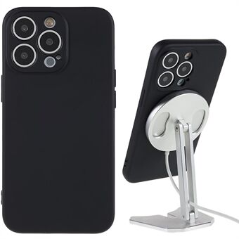 Liquid Series til iPhone 13 Pro Max  Slim Fit Flydende Silikone Blød TPU Magnetic Case Anti-Fall Lens Kamerabeskyttelsescover