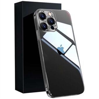 YOOBAO til iPhone 13 Pro Max  galvanisering telefoncover Anti-ridse klart silikonecover med kameralinsefilm