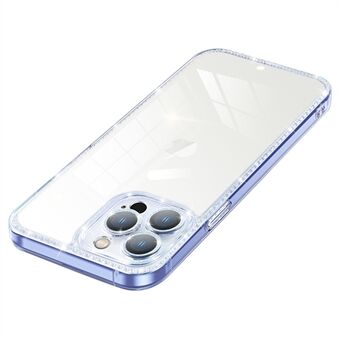 YOOBAO til iPhone 13 Pro Max  hærdet glas beskyttende etui Glitter Lens Circle Blød TPU Gradient Color Telefoncover