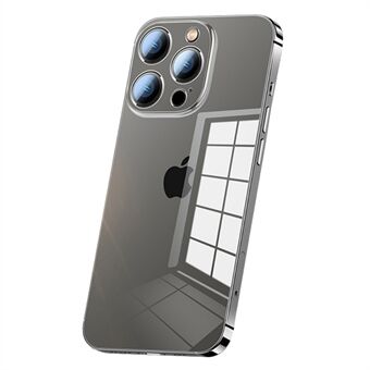 YOOBAO til iPhone 13 Pro Max  hærdet glas+silikone etui Gennemsigtigt telefon slim etui Drop-sikkert mobiltelefon cover