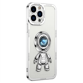 YOOBAO stødsikker TPU-telefoncover til iPhone 13 Pro Max , Planet Lightning Spaceman-telefoncover Kickstand med bilmonteret metalplade