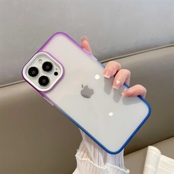 Til iPhone 13 Pro Max  fortykket anti-fald Tofarvet gradient telefoncover Akryl + TPU beskyttende skal