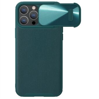 NILLKIN Til iPhone 13 Pro Max  PU-læderbelagt PC + TPU-etui Skydekameracover Anti-drop telefonskalbeskytter