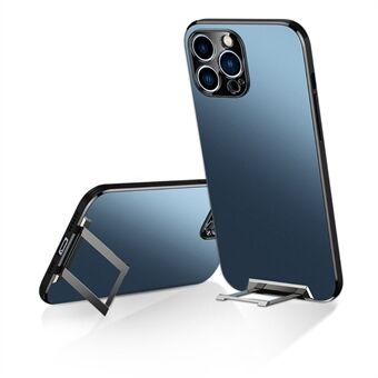 Anti-Fall Phone Case til iPhone 13 Pro Max  Stødsikker Slim Case TPU Akryl Hard PC Phone Cover med skjult støttefod