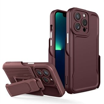Explorer-serien til iPhone 13 Pro Max 6,7 tommer aftagelig rygclips Kickstand telefontaske PC + TPU stødsikkert hybridcover