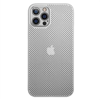 Til iPhone 13 Pro Max 6,7 tommer ultratyndt åndbart hult hul varmeafledningsnet bagcover PP telefoncover
