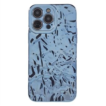 Til iPhone 13 Pro Max galvanisering TPU-cover Rynket ujævnt anti-drop telefoncover