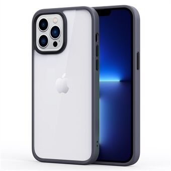Til iPhone 13 Pro Max 6,7 tommer TPU+PC Clear Back Cover Mat Anti-fingeraftryk telefoncover