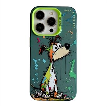 Til iPhone 13 Pro Max Graffiti Animal Pattern Case PC+TPU stødabsorberende telefoncover