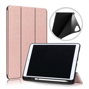 Tri-fold Stand Smart Tablet Case med Stylus Pen Slot til iPad 10.2 (2021)/(2020)/(2019)