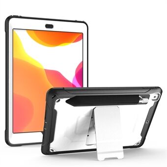 Anti-drop Kickstand PC + TPU Tablet Case med Pen Cap Holder til iPad 10.2 (2021)/(2020)/(2019)