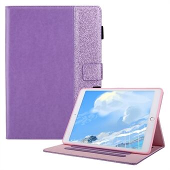 Glitter skinnende læder tablettaske Stand Cover Shell med kortplads til iPad 10.2 (2021)/(2020)/(2019)/iPad Pro  (2017)/iPad Air  (2019)
