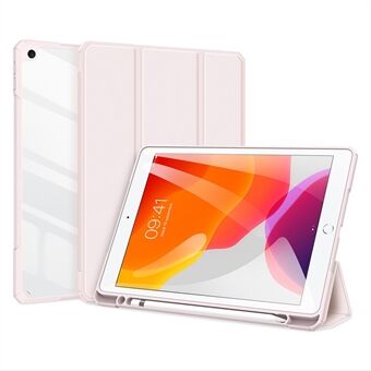 DUX DUCIS TOBY Series Business Style Læder Tablet Case Tri-fold Stand Cover til iPad 10.2 (2021)/(2020)/(2019)