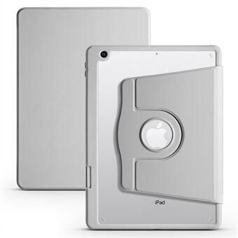 Til iPad 10.2 (2021) / (2020) / (2019) Smart Tablet Case PU-læder + akryl Rotary Kickstand Cover