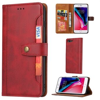 Leather Wallet Stand Protective Shell for iPhone SE (2020)/SE (2022)/8/7  Case