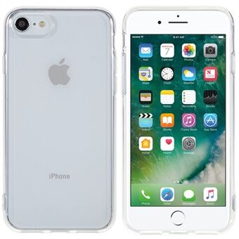 Til iPhone 7/8  / SE (2020) / SE (2022) 2,0 mm tykkelse Anti-drop bagcover Vandmærkefrit gennemsigtigt TPU telefoncover