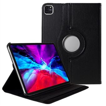 Litchi Skin 360 Degree Rotating Protective Stand Cover with Elastic Band for iPad Air (2020)/Air (2022) / iPad Pro 11-inch (2021) / (2020) / (2018)