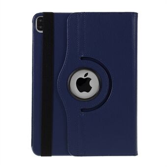 Litchi Skin 360 Degree Rotating Protective Stand Cover with Elastic Band for iPad Air (2020)/Air (2022) / iPad Pro  (2021) / (2020) / (2018)