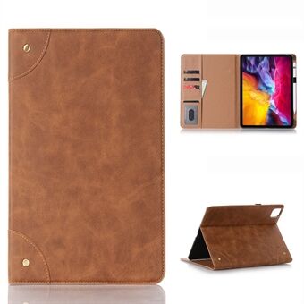 Retro Style Sleep/Wake Up Function Folio Flip Leather Cover Case for iPad Pro  (2018)/(2020)/Air (2020)/Air (2022)